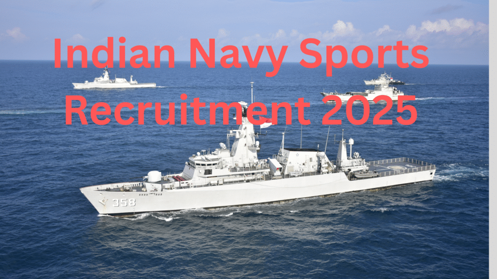 Indian Navy Sports Recruitment 2025